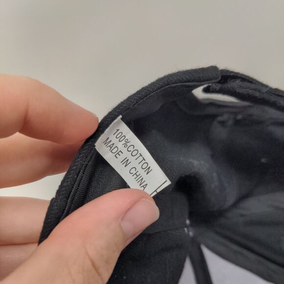 NRA Strapback Hat Black One Size Adjustable Embroidered Patriotic 6 Panel - Picture 7 of 7